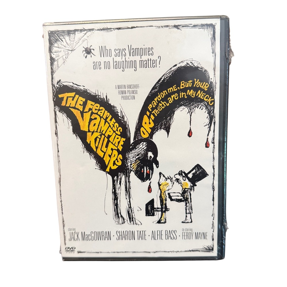 The Fearless Vampire Killers DVD Roman Polanski Sharon Tate Widescreen NewSealed